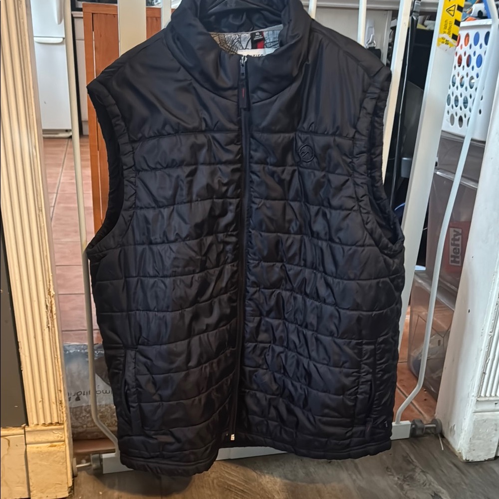 Men's Blue Puffy Vest